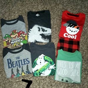 Shirts and set of pajamas